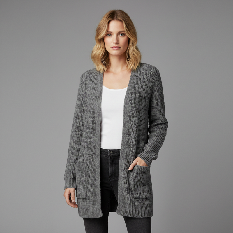 Cozy Long Cardigan | Women's Cardigan Sweater for Layering