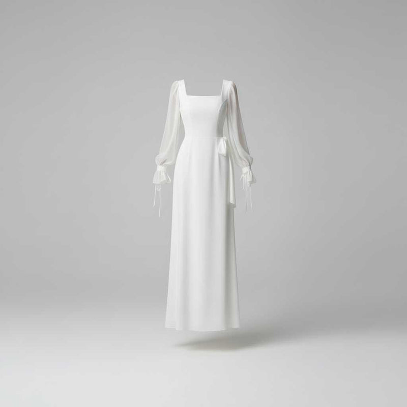 Elegant Long Sleeve Maxi Dress | Wedding Guest Dresses