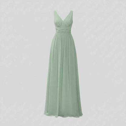 Elegant Maxi Dress | Women's Sleeveless V-Neck Summer Dress