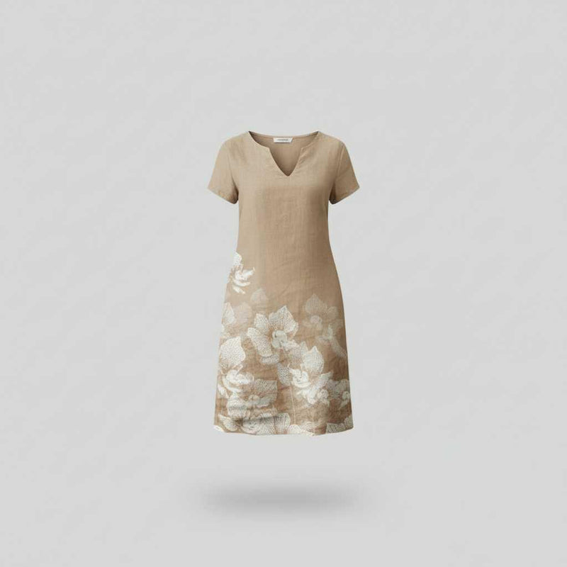 Floral Mini Dress | Women's Summer Dress with Short Sleeves