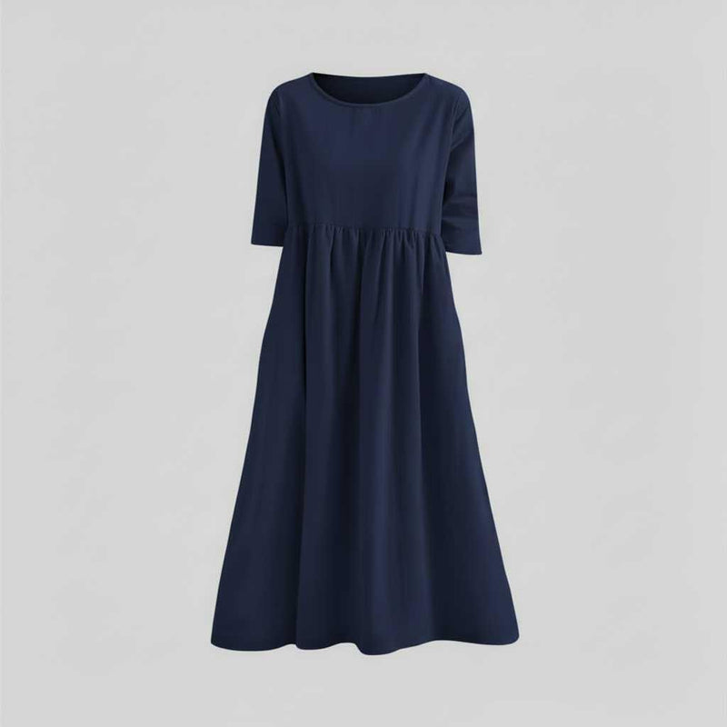 Loose Fit Summer Dress | Midi Dress for Women