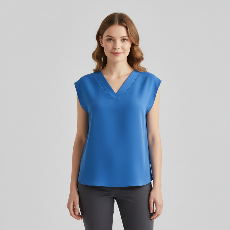 V-Neck Summer Blouse | Women's Blouse for Warm Days