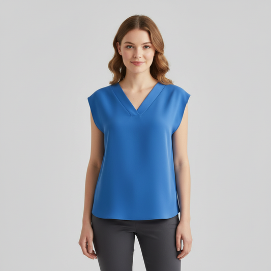 V-Neck Summer Blouse | Women's Blouse for Warm Days