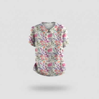 Vintage Floral Blouse | Women's Blouse Casual Top