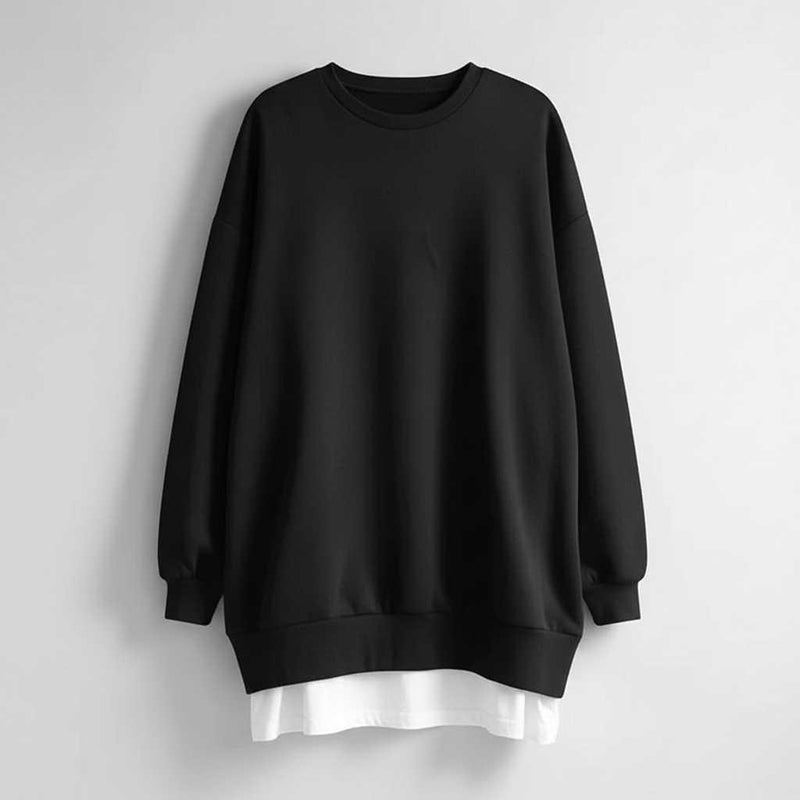 Women's Oversized Crew Neck Sweatshirt | Long Sleeve Top