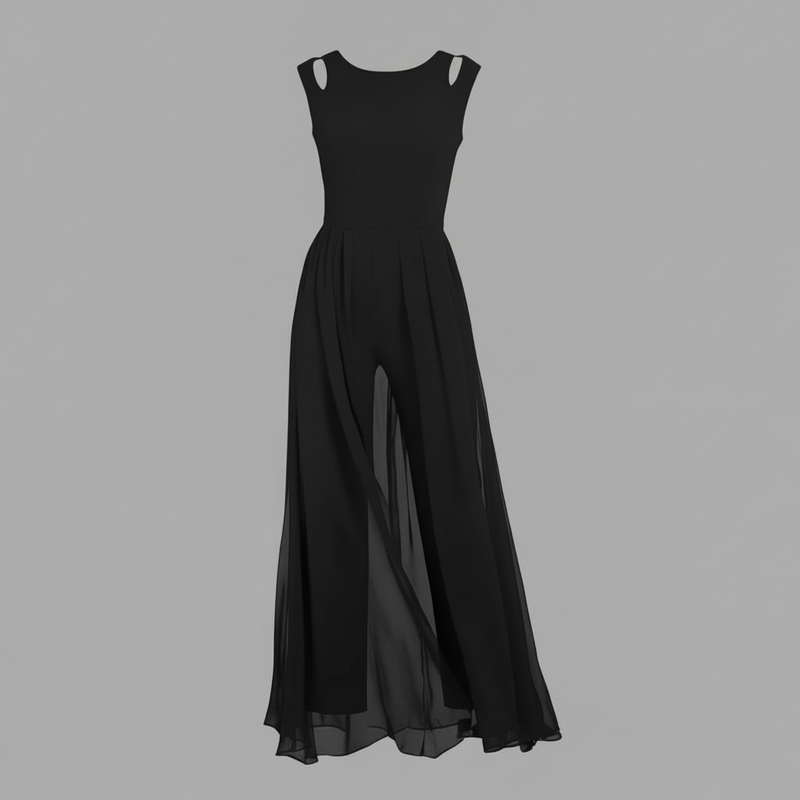 Women's Sleeveless Wide Leg Jumpsuit | Casual Summer Romper