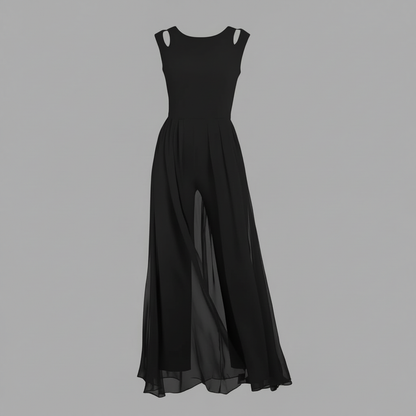 Women's Sleeveless Wide Leg Jumpsuit | Casual Summer Romper