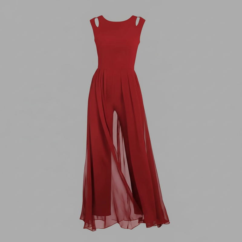 Women's Sleeveless Wide Leg Jumpsuit | Casual Summer Romper