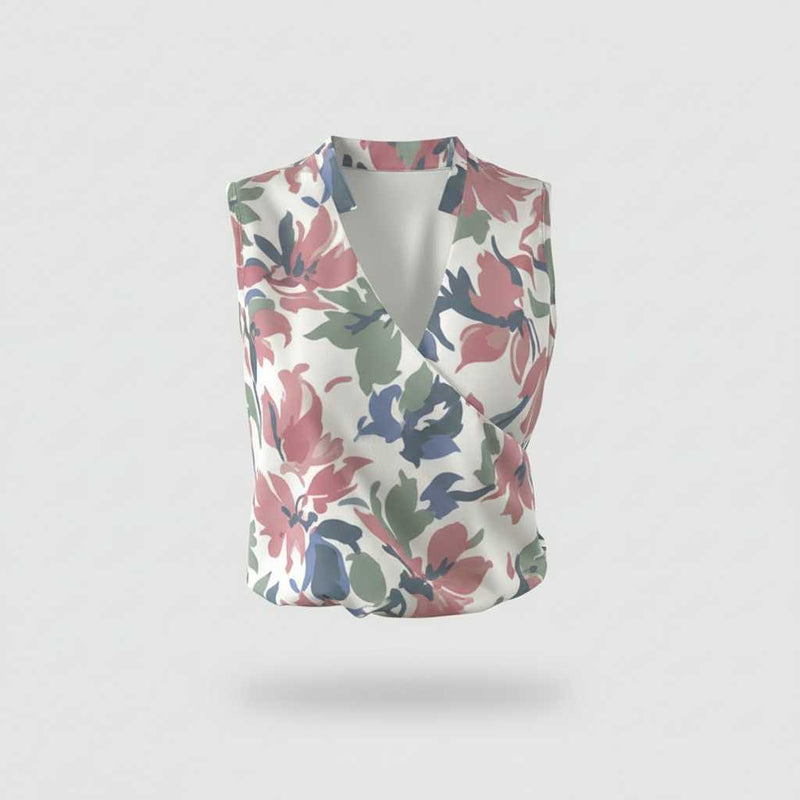 Women's V-Neck Summer Top | Casual Wear for Warm Days