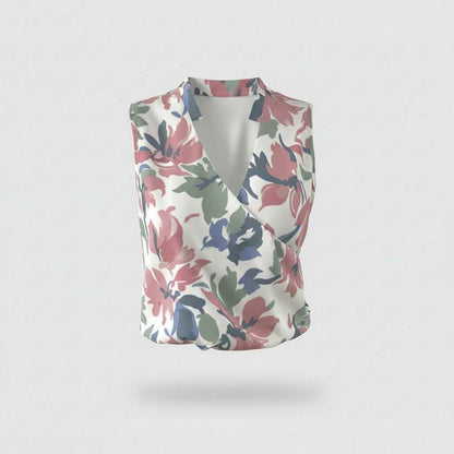 Women's V-Neck Summer Top | Casual Wear for Warm Days