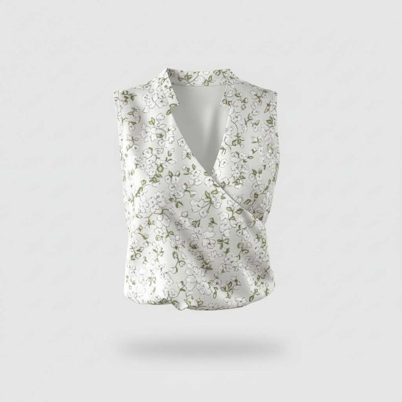 Women's V-Neck Summer Top | Casual Wear for Warm Days
