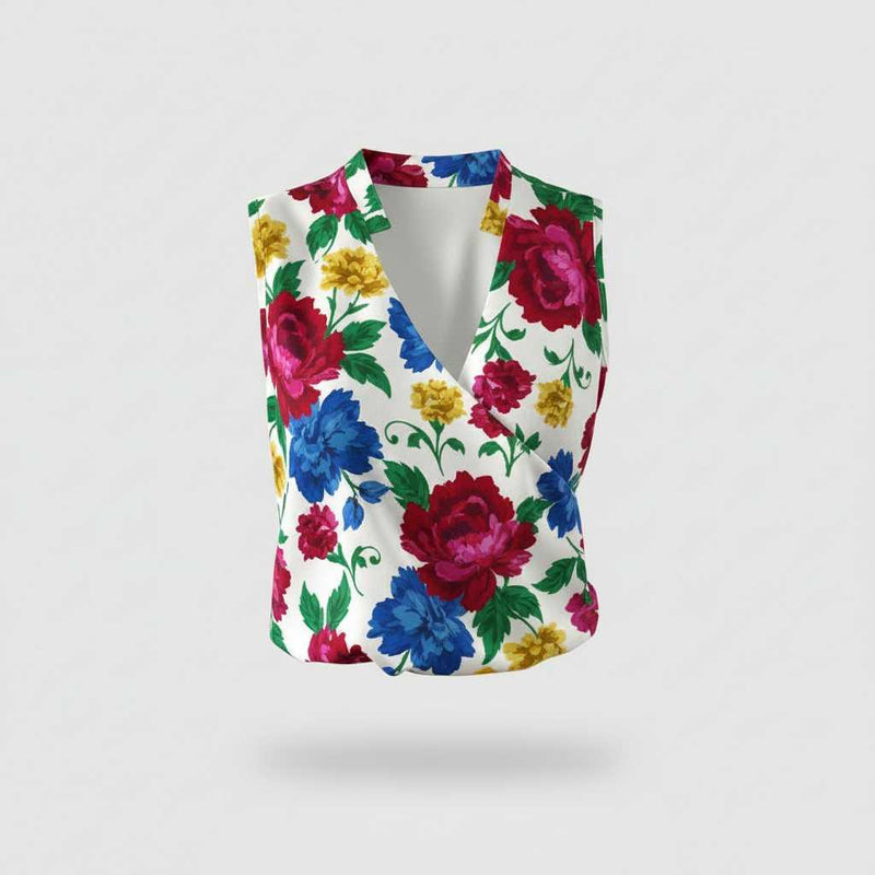 Women's V-Neck Summer Top | Casual Wear for Warm Days